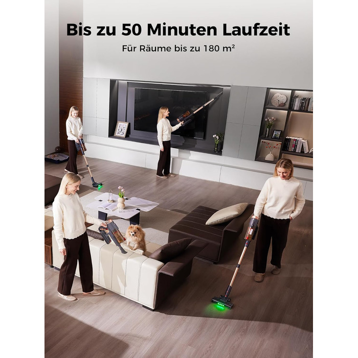 Бездротовий пилосос Proscenic P11 Ultra: потужний, легкий, з акумулятором 50 хв, сенсорний екран, анти-намотування, для дому та авто