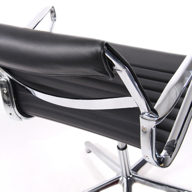 Крісло для конференцій / Крісло для відвідувачів PARIBA V IV Leather Black HJH OFFICE