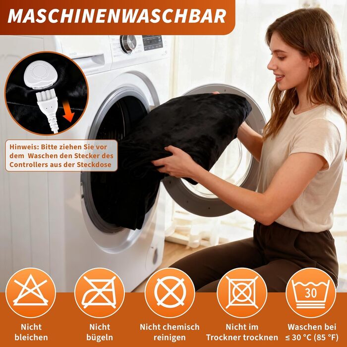 Електрична гріюча ковдра Citybee 180x130 см з таймером та захистом від перегріву