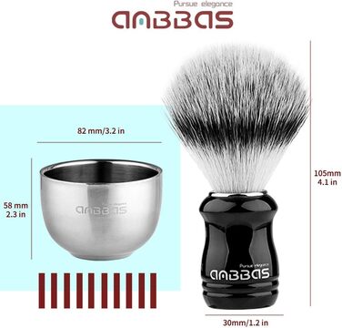 Подарунковий набір для гоління Anbbas Men's Shaving Set (смола)