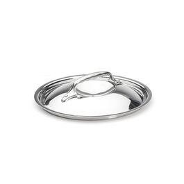 Кришка з нержавіюючої сталі De Buyer з чавунною ручкою, діаметр 16 см, срібляста, 3709.16N