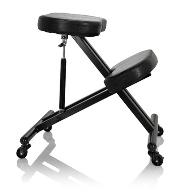 Крісло для ніг/Підставка для ніг ORTHONI з газовим амортизатором, PU, чорний, hjh OFFICE