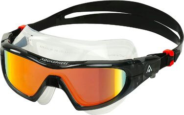 Аквасфера / маска для плавання / окуляри Vista Pro (чорно-помаранчеві дзеркальні лінзи)