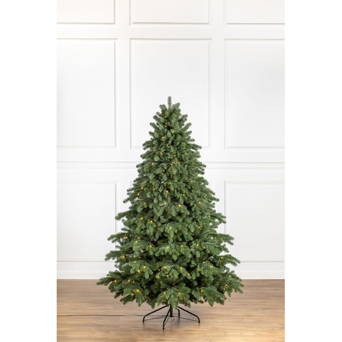 Ялинка лита 'Версальська' LED (золотий) зелена 2,30м