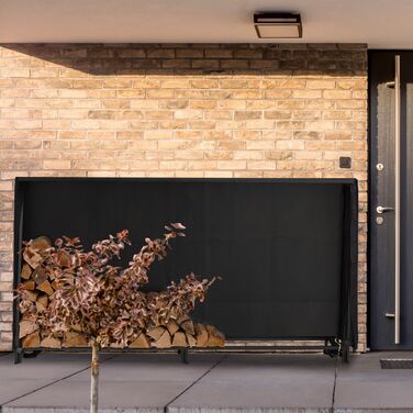 Поличка для дров Relaxdays з кришкою