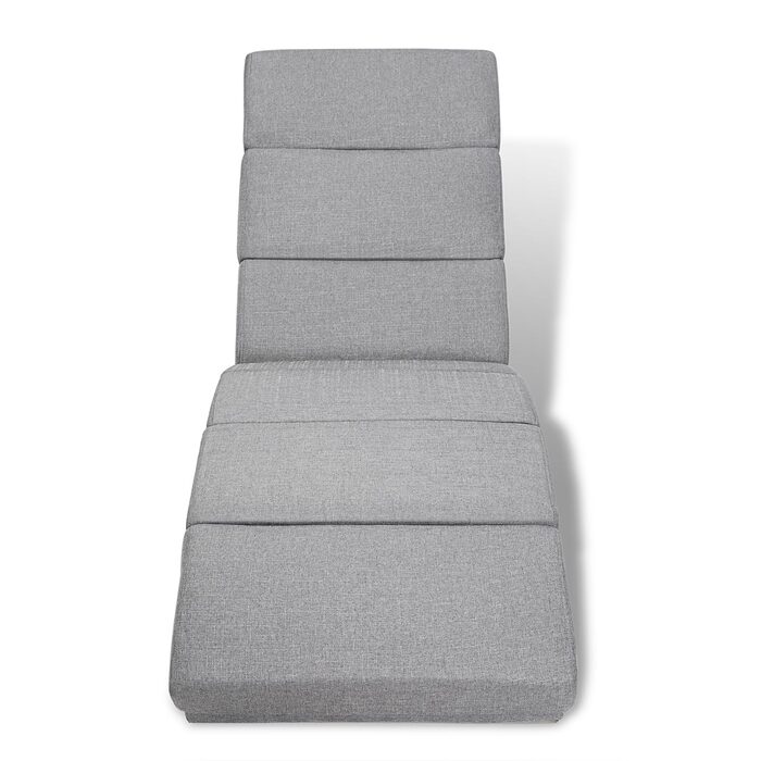 Relax Lounger Лондон сірий тканий полотно