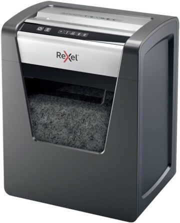 Шредер Rexel Momentum X308: безпечне знищення документів, P3, 10 аркушів, чорний