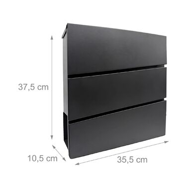 Скріпка Relaxdays з відсіком для газет