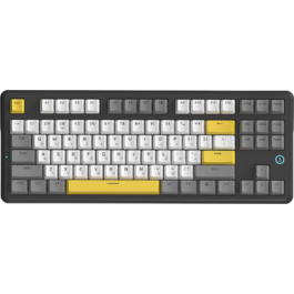 Дротова механічна клавіатура Ajazz AK870 V2 Flying Fish switches Black Grey Yellow (AK870-V2-FF-BGY)