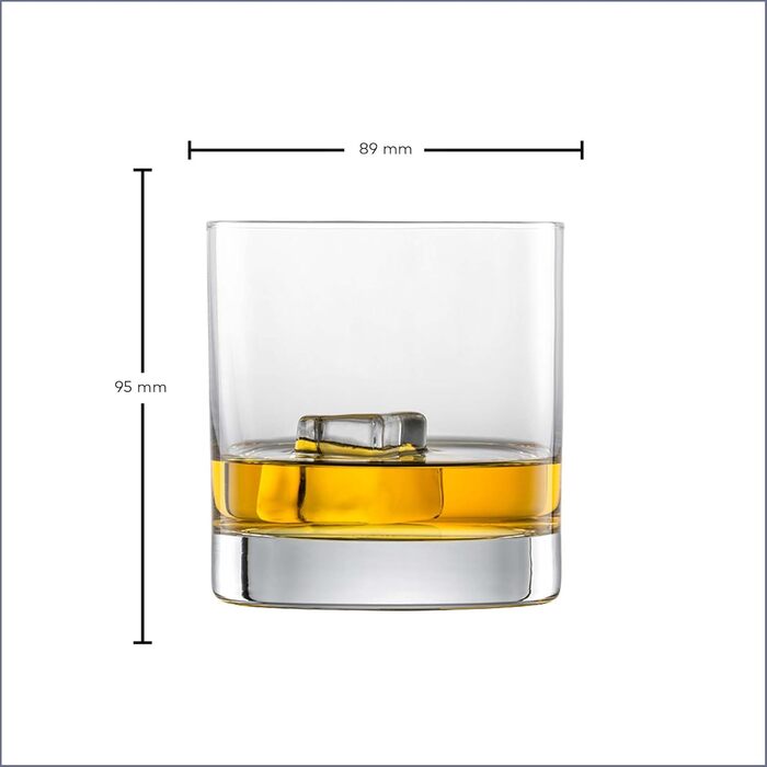 Склянки для віскі Zwiesel Glas Tavoro, 0,4 л (набір 4 шт.), сучасний Tumbler, скло Tritan, Made in Germany