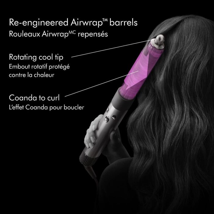 Стайлер Dyson Airwrap Complete для всіх типів волосся, фуксія, звичайний розмір, 310731-01