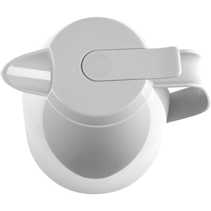 Термос EMSA MAMBO 1.0 л, білий глянцевий, ізоляційний, 12 год гарячий/24 год холодний
