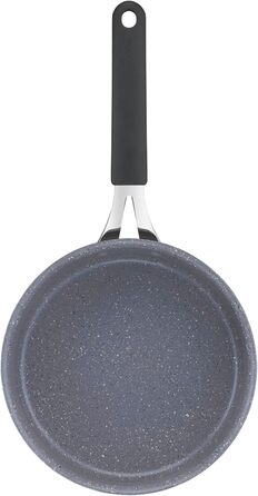 Каструля Lagostina Tempra Mineral, Ø 16 см, з нержавіючої сталі та алюмінію, з мінеральним покриттям, силіконовий ручка, ефект каменю, для всіх джерел тепла