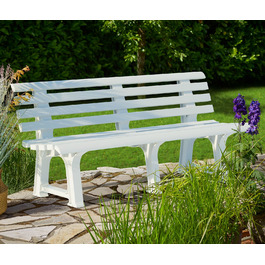 Лавка садова Orchidea White 145x49x74см