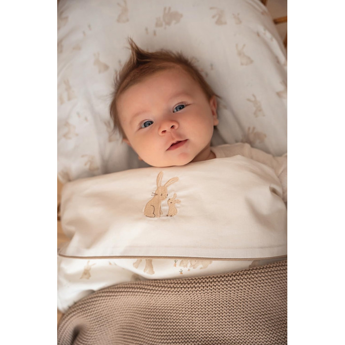 Дитяча ковдра Little Dutch TE12623026 в'язана - Newborn Naturals Чистий бежевий (70х100 см)