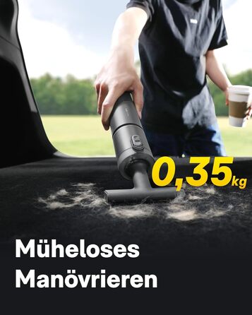 Акумуляторний ручний пилосос HOTO 20000Па 4-в-1 для авто, дому та клавіатури, бездротовий міні-пилосос з функцією обдуву