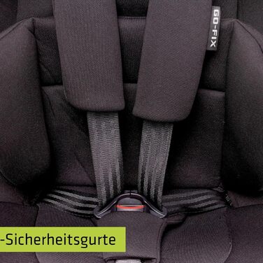 Автокрісло 4BABY Go-Fix I-Size (76-150 см) з Isofix, чорне