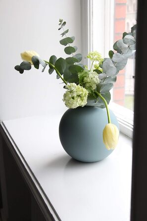 Ваза для квітів Cooee Design Ball, 20 см, блакитний