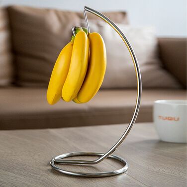 Підставка для бананів Relaxdays срібна, метал