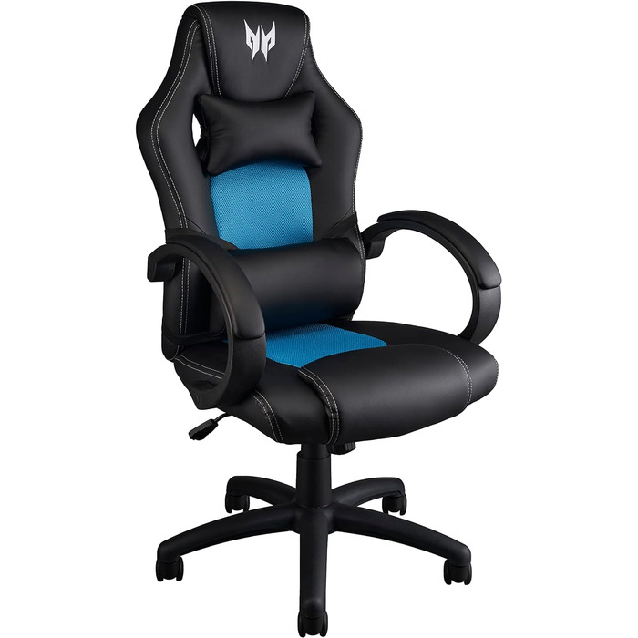 Ігрове крісло Acer Rift Essential Chair ергономічний підголовник макс 150 кг чорно-синє