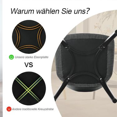 Елегантні кухонні стільці з підлокітниками (2 шт.) - бежевий, дерево, поліестер