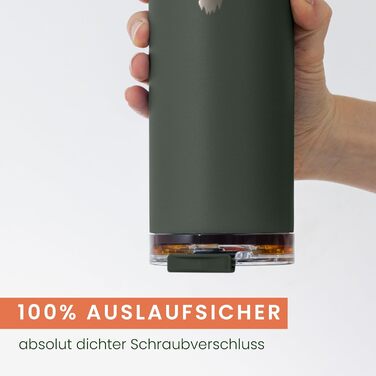 Термокружка Groenenberg 473 мл | Зберігає тепло до 4 годин | Без витоку | З переробленої нержавіючої сталі (Forest)