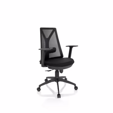 Офісне крісло / Обертове крісло FALUN BASIC Сітка / Тканина Чорний hjh OFFICE