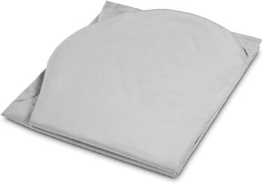 Подушка для вагітних Sleepling, подушка для сну на боці, body pillow U-подібної форми, мікрофібра (знімний чохол, прання до 60°C), Ökotex, Made in EU, 140 x 75 x 20 см, (замінний чохол, сірий)
