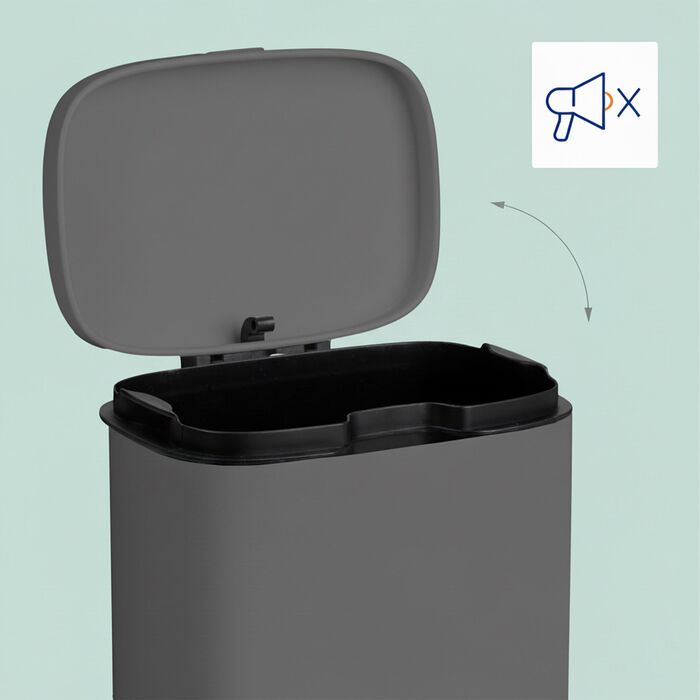 Контейнер для косметики Relaxdays для кріплення на стіну, 3 літри