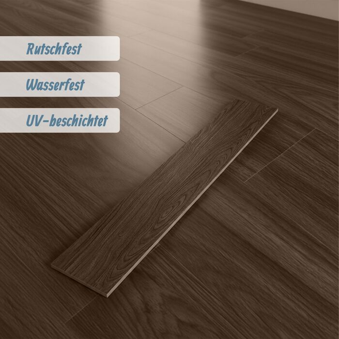 Вініловий підлоговий декор Relaxdays з самоклеючою основою та дизайном під дерево