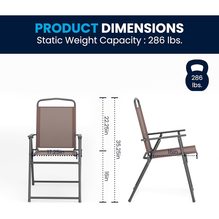 Садовий набір меблів Flash Furniture Nantucket 6 предметів коричневий з столом, парасолькою та 4 складними стільцями сірого кольору