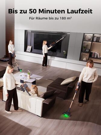 Бездротовий пилосос Proscenic P11 Ultra: потужний, легкий, з акумулятором 50 хв, сенсорний екран, анти-намотування, для дому та авто