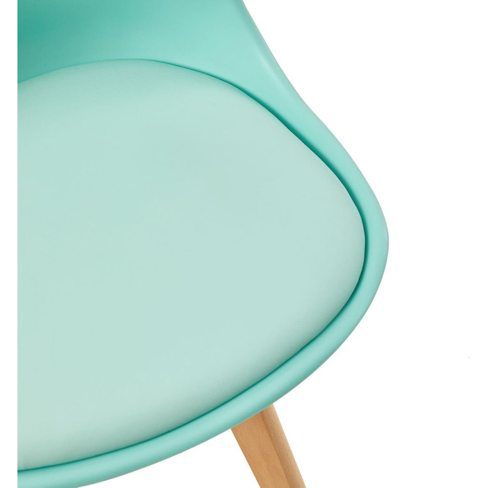 Елегантний стілець для їдальні EGGREE в скандинавському стилі (4 шт., зелений)