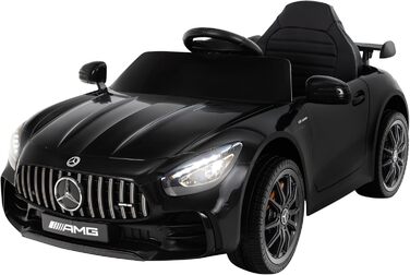 Дитячий електромобіль Mercedes AMG GT R Roadster, чорний, 6V, EVA-колеса, 2.4 ГГц пульт, 20 Вт мотор, для дітей від 3 років, Actionbikes Motors