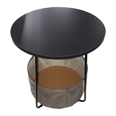 Relaxdays: Приставний столик з кошиком