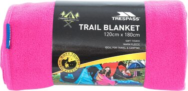 Тепла флісова ковдра Trespass, 120 см x 180 см, щільно прилягає, Cerise, UUACMID10055CEREACH (Один розмір підходить всім, Cerise)