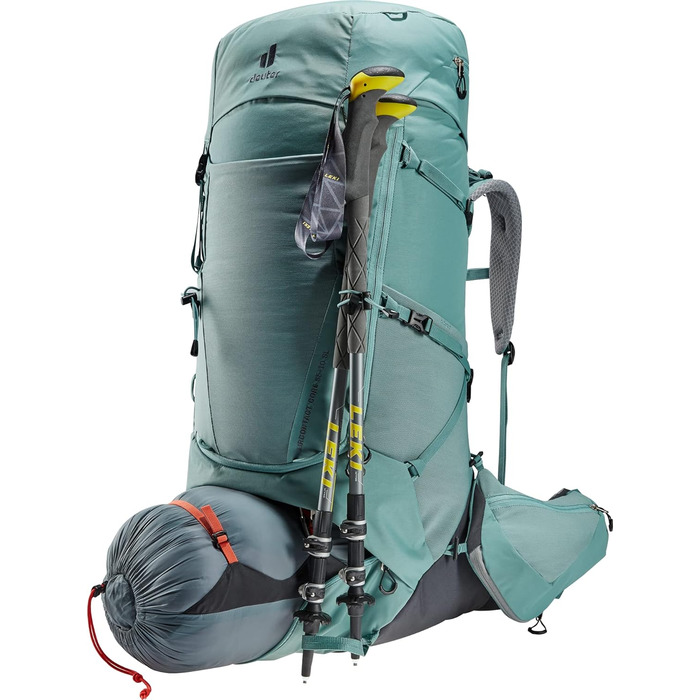 Жіночий трекінговий рюкзак deuter Aircontact Core 5510 Sl (1 упаковка) (5510 л, нефритовий графіт)