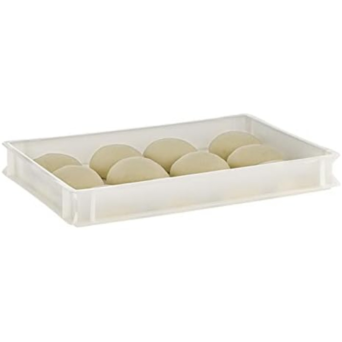 Контейнер для тіста APS - Коробка для тіста для піци, штабельована, 14 л, 56,5x36,5 см, зберігає кульки для тіста свіжими та ферментує їх (5 контейнерів)