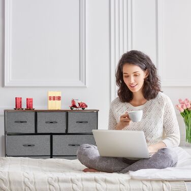 Комод Relaxdays з 9 висувними ящиками