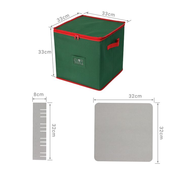 Коробка для зберігання новорічних кулі