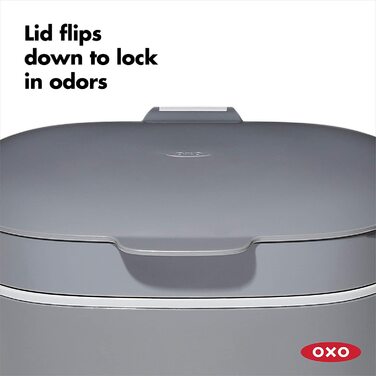 OXO Konteiner для компосту Easy-Clean, 6.6л, пластик, антрацит