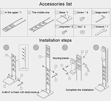 Підставка Wessper для Dyson V10 V11 V6 V7 V8 Металева підставка для DC30-DC59