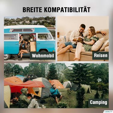 Виявлювач CO з HD-дисплеєм для дому та кемпінгу: 3-в-1 (CO, температура, вологість)