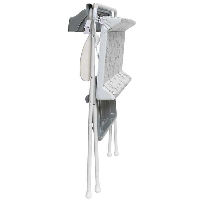 ib style® KOA: Комод для переодягання з ванночкою 2-в-1 | Зручний, складаний | Для малюків | Сірий MY LITTLE FARM