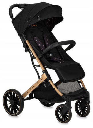 Дитячий прогулянковий візок MoMi Estelle Dakar, чорний, до 22 кг, з аксесуарами