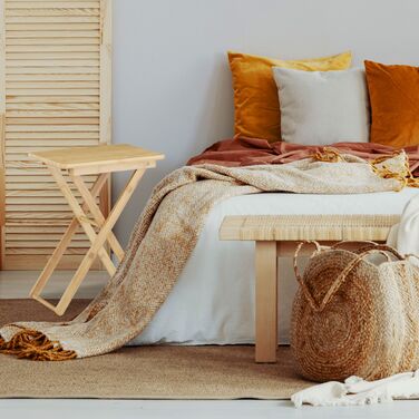 Розкладний столик Relaxdays з бамбука