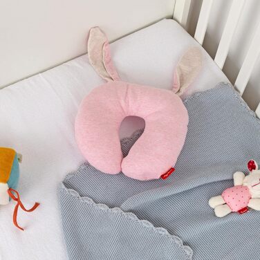 Подушка для шиї Lolo Lombardo (рожевий/кролик) від 1 року