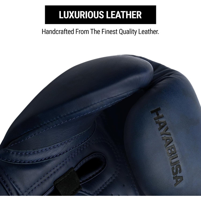 Боксерські рукавички Hayabusa T3 LX зі шкіри індиго вагою 12 унцій