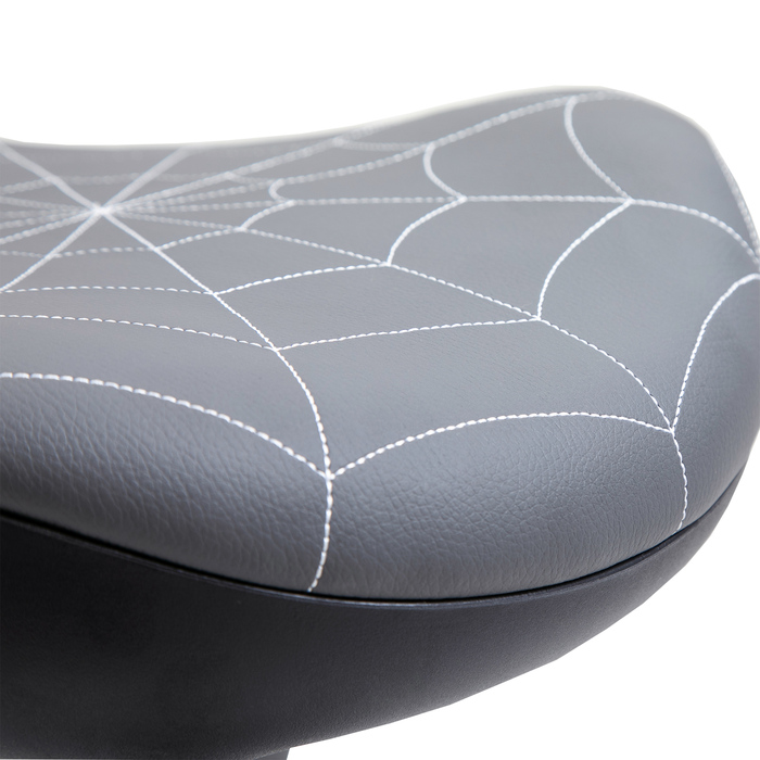 Офісний крісло з регульованою висотою та функцією обертання, ергономічне, нахил до 120°, сірого кольору. Регулювання висоти: 65,5-83,5 см.