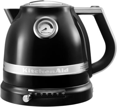 Електричний чайник KitchenAid 1.5L з регулюванням температури, фільтром від накипу та індикатором (Onyx Black)